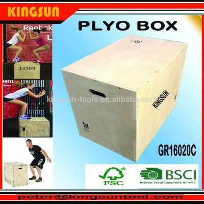 Crossfit Plyometric Agility Traning Wooden Plyo Box