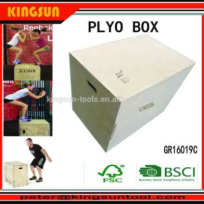 Crossfit Plyometric Agility Traning Wooden Plyo Box