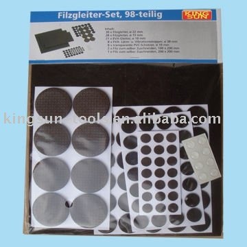 98PC Felt,EVA And PVC Furniture Foot Pad Set--Floor Protector